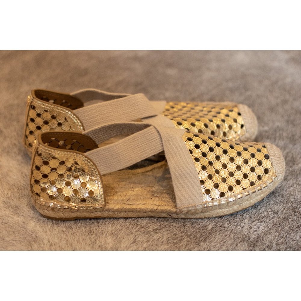 Tory Burch Catalina Perforated Espadrille Flat
